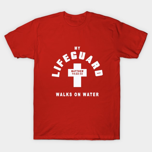 My lifeguard walks on water sweatshirt deals